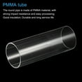 thumbnail image 4 of Acrylic Pipe Clear Rigid Round Tube 3pcs 61mm ID 65mm OD 6" for Lamps and Lanterns, Water Cooling System, 4 of 6