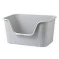 thumbnail image 2 of FITYLE Open Cats es Portable Easy to s Toilet Sand Box Gray S, 2 of 10