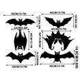 thumbnail image 2 of Halloween Metal Black Bat Decor Halloween Yard Lawn Stakes Garden Scare Bats Silhouette Statues Stakes for Home Yard Outdoor Decorations, 2 of 4