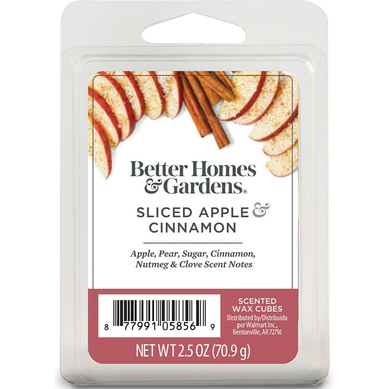 Sliced Apple Cinnamon Scented Wax Melts, Better Homes & Gardens