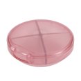thumbnail image 6 of Unique Bargains 1 Pc 4 Grids Circular Single-Layer Pill Case Durable for Travel Pink, 6 of 6