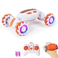 thumbnail image 2 of Actud de Control Remoto Car para Niños, 2.4 G de Deteccióne de Gestos Remoto Cot 4Wd Toy Car Con Luces Música, Regalos para Niños y Niñas, Naranja, 2 of 7