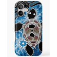 Sea Turtle Dot Pattern Tough Phone Case, Dual-Layer Polycarbonate and ...