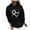 Black, variant on WXLWZYWL Trendy Sweatshirts For Women 2023 Women'S Valentine'S Day Printed Round Neck Loose Pullover Hooded Printed Sweatshirt Tops