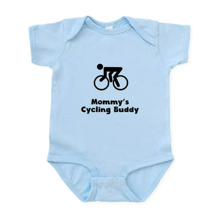 

CafePress - Mommys Cycling Buddy Body Suit - Baby Light Bodysuit Size Newborn - 24 Months