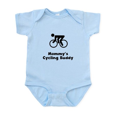 

CafePress - Mommys Cycling Buddy Body Suit - Baby Light Bodysuit Size Newborn - 24 Months