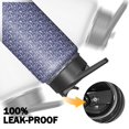 thumbnail image 5 of Leopard Print Insulated Stainless Steel Water Bottle with Straw & Cleaning Brush – 18 Oz | Leakproof, BPA-Free, 304 Stainless Steel, Wide Mouth, Travel Mug for Car, Gym, Office, 5 of 5