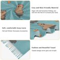 thumbnail image 5 of FORMRS Womens Scarf Winter Soft Long Big Warm Shawls Wrap Tassel Scarves, Cartoon Capybaras, 5 of 9