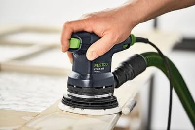 Random Orbital Sander ETS 125 REQ-Plus, Corded Electric Variable Speed Orbital Sander with Dust Removal System
