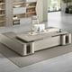 thumbnail image 3 of Fashion Light Luxury Boss Desks Simple Office Furniture Modern Manager Desk Single Office Chair Set Home Desktop Computer Desk My Lux Decor Round, 3 of 19