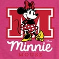 thumbnail image 3 of Disney - Minnie Mouse - Collegiate M - Toddler & Youth Girls Short Sleeve Graphic T-Shirt, 3 of 5