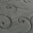 thumbnail image 2 of Lavish Home Set of 2 Bathroom Rugs – Non-Slip Memory Foam Bath Mats, Gray, 2 of 4