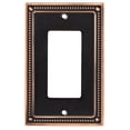 thumbnail image 3 of Franklin Brass Classic Beaded Single Rocker Wall Plate, 3 of 4