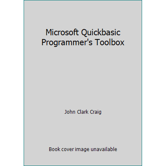 Pre-Owned Microsoft Quickbasic Programmer's Toolbox (Paperback) 1556151276 9781556151279