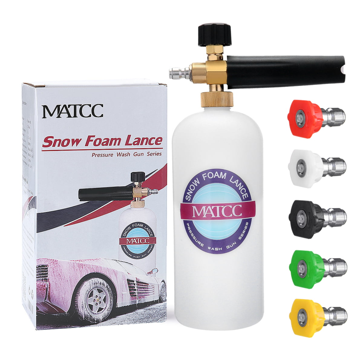 Karcher Yili Gun 1.5L High Pressure Car Foam Lance Sprayer Washer For 1/4'' 