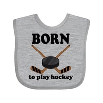 Inktastic Future Hockey Player Born to Play Hockey Boys Baby Bib