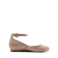 thumbnail image 2 of DREAM PAIRS Zapatos Ballerinas de Mujer con Correa al Tobillo en Nude, 2 of 6