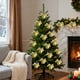 thumbnail image 4 of Decoraciones Del Árbol de Navidad Conjunto de Decoración de Bolas de Navidad, 1.97In Oro Rosa Plástico Estilos Múltiples para los Ornamentos Del Árbol de Navidad de la Fiesta, 4 of 6