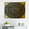 thumbnail image 1 of Mandala Tapestry, Faded Floral Backdrop with Ornamental Leaf Like and Golden Yellow Circles, Fabric Wall Hanging Decor for Bedroom Living Room Dorm, 2 Sizes, Multicolor, by Ambesonne, 1 of 1