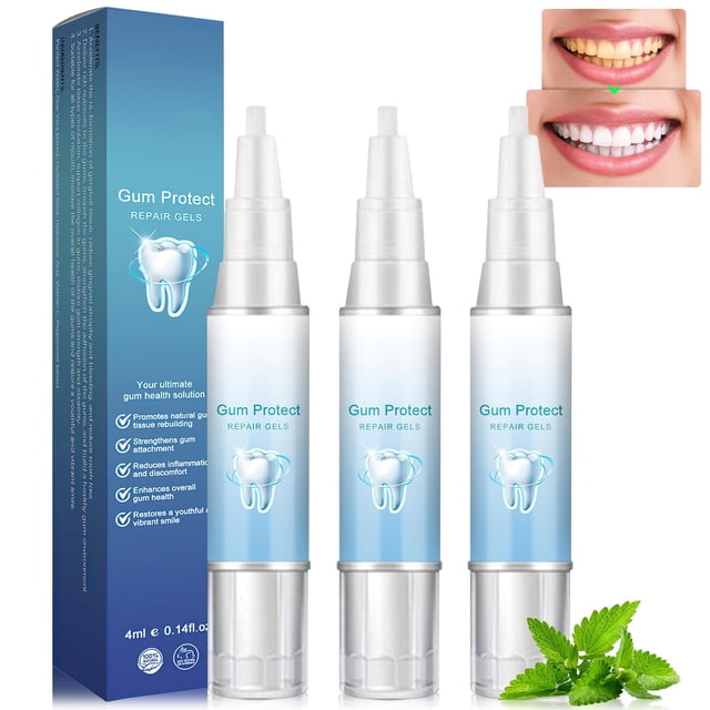 Gel terapéutico Gum Shield Omaky 3 x 4 ml para blanqueamiento dental