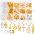 thumbnail image 1 of Shisuyan Hollow Out Hair Rings Alloy 200Pcs 7X0.7in, 1 of 8