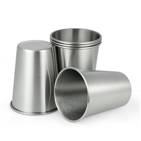 5pcs/set Good Quality 304 Stainless Steel Beer Cup Wine Cup Unbreakable Kid's Drinking Cup Beer Pint