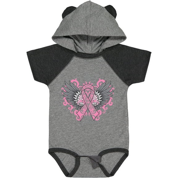 Inktastic Breast Cancer Cool Wings Boys or Girls Baby Bodysuit