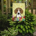 thumbnail image 2 of Caroline's Treasures BB1921GF Beagle Easter Egg Hunt Flag Garden Size , Small, multicolor, 2 of 3