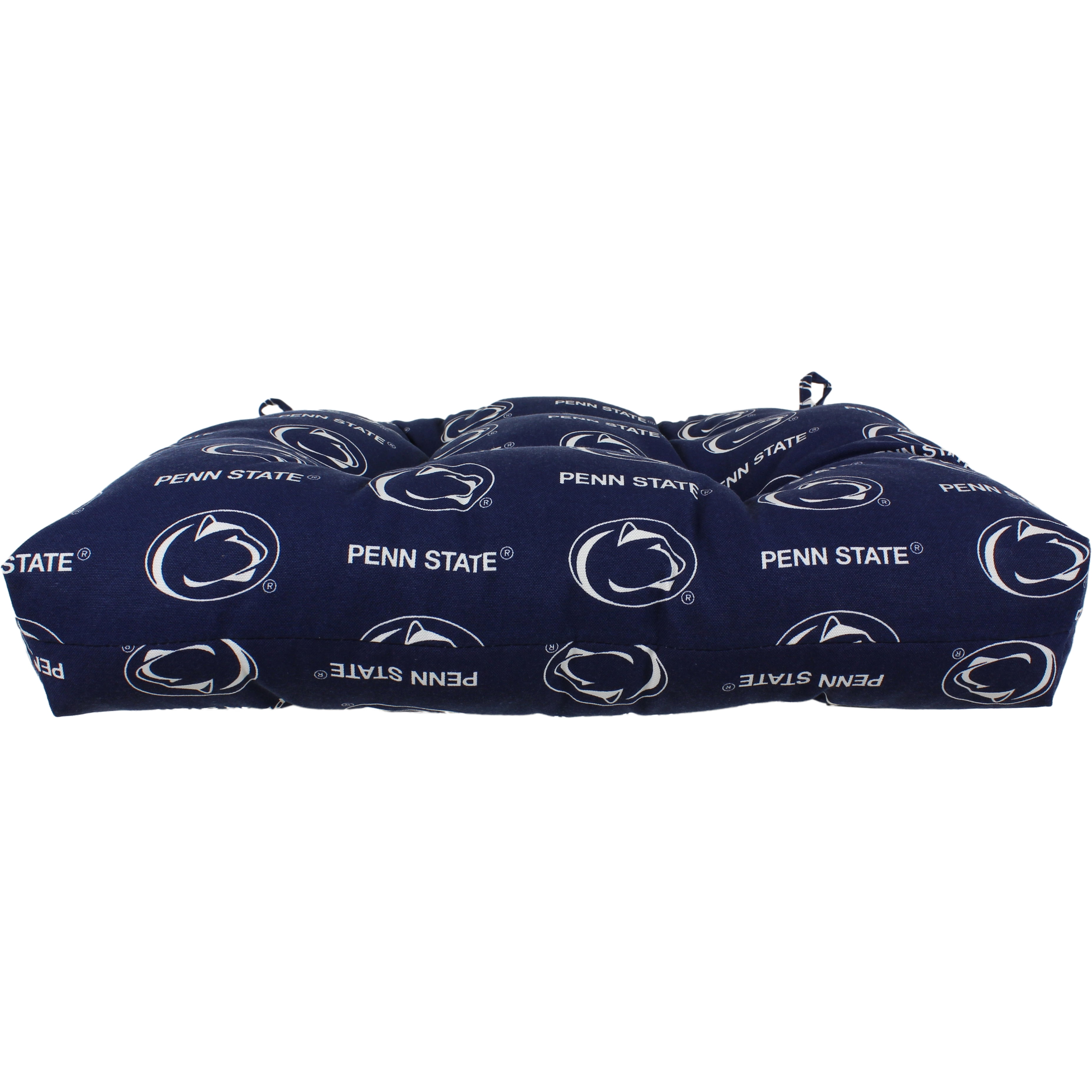 College Covers Penn State Nittany Lions Patio Seat D Cushion 20" x 20", 2 Tie Backs