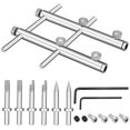 thumbnail image 1 of Réglage Mâchoire Objectif de la Caméra Filtre Spanner Llave de reparación de apertura Kit de herramientas Xjpl245, 1 of 4