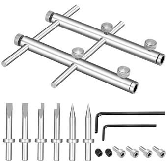 Réglage Mâchoire Objectif de la Caméra Filtre Spanner Llave de reparación de apertura Kit de herramientas Xjpl245