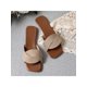thumbnail image 1 of Fashionable Elegant Women's Slippers With Minimalist Woven Design, 1 of 5