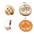 thumbnail image 3 of Peggybyg Afternoon Tea Series Stamp Head DIY Manual Account Copper Head for Wedding Card, 3 of 9