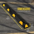 thumbnail image 4 of Pyle PCRSTP14 72" Voiture / Camion Véhicule Allée Parking Place Bloc de Pneu (4 Pack), 4 of 9