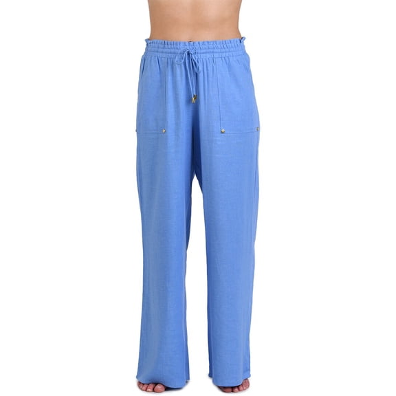 La Blanca womens Coverup Pant, XL, Blue