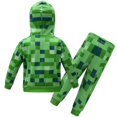 thumbnail image 2 of Disfraces de Minecraft para niños mayores en otoño: conjunto de dos piezas de jersey y pantalón de manga larga (7073) de alta calidad., 2 of 4