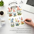 thumbnail image 5 of Plastic Clipboard Acrylic Hanging Clip Board with silver Low Profile Office School Supplies 12.5x9 Dwarfs Flowers Plants, 5 of 9