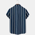 thumbnail image 5 of KyCheLot Men's Casual Beach Shirt Lightweight Button down Print Short Sleeve Blouse Summer Tops for Men, 5 of 5