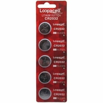 Loopacell CR2032 3V Lithium Battery x 5 Batteries
