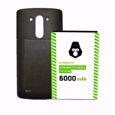 LG G4 Extended Life Battery [6000mAh] Long Lasting Replacement Cell Phone Battery 2X The Power of a Standard LG G3 Battery (Best Camera Battery Life Phone)