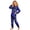 a31-Blue, variant on KPOPLK Girls Pajamas - 2 Piece Long Sleeve Halloween Pajamas and Pants Set 2-8 Years Kids Outfit Set,Size 8-9 Years