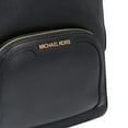 thumbnail image 6 of Michael Kors Jaycee Women's Zip Pocket Pebbled Leather Medium Backpack, Black, 6 of 8