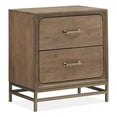 thumbnail image 2 of Magnussen Home Lindon Belgian Wheat And Coffee Bean Drawer Nightstand, 2 of 14