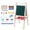 Yellow B, variant on Kids Easel, Toddlers Art Easel, Wooden Kid Easel with Paper Roll, Height Adjustable Magnetic Double Sided Easel, Kids Dry Erase Board Clearance Children's Pictorial