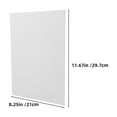 thumbnail image 2 of OULII White Paper Cardboard Sheets for Picture Frame Backing, Durable Support, Lightweight 5Pcs, 2 of 8