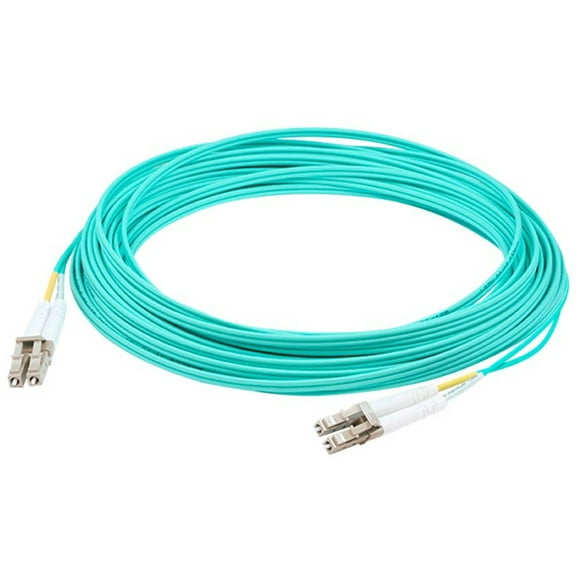 AddOn 10m OM3 Aqua Duplex Patch Cable