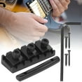 thumbnail image 3 of Glossy Appearance Electric Guitar String, Lock Nut System, Convenient To Carry Soft Violin For Home Guitar Bridge Guitar GoldenGE98,SilverGE100,BlackGE99, 3 of 8