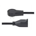 thumbnail image 3 of StarTech.com 3ft Power Extension Cord, Rotating Flat Plug Extension Cord, NEMA 5-15P to NEMA 5-15R Cable, 16 AWG, 125V/13A - Power extension cable - NEMA 5-15P (P) rotating to power NEMA 5-15R (R) - AC 125 V - 15 A - 3.3 ft - black, 3 of 9