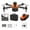 Orange, variant on Boys Gifts 13-15 Years Old New Video Drone Drone with 4K HD Fpv Camera Remote Control Toys Gifts for Boys Girls with Altitude Hold Headless Mode Start Speed
