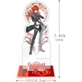 thumbnail image 2 of FFIY Diluc Cardboard Cutout Gaming Acrylic Peripheral Stand Decoration Collection for FFIY Fans 7.9 Inch, 2 of 6
